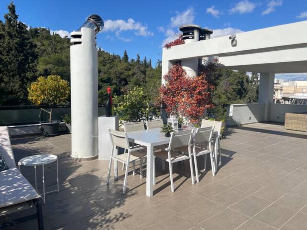 Apartament Athens Lycabettus Hill Penthouse, Private Roof Garden & Pool Zewnętrze zdjęcie