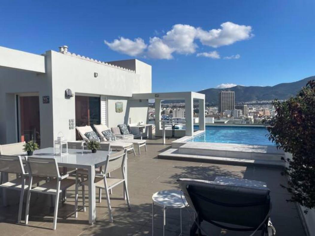 Apartament Athens Lycabettus Hill Penthouse, Private Roof Garden & Pool Zewnętrze zdjęcie