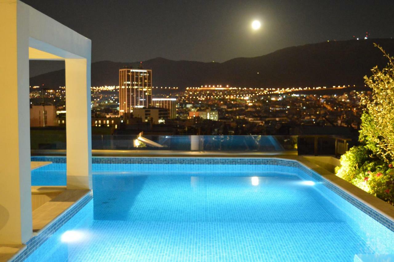 Apartament Athens Lycabettus Hill Penthouse, Private Roof Garden & Pool Zewnętrze zdjęcie